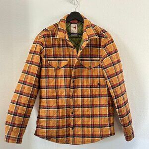 Relwen Quilted Shirt Jacket Wheat Multi - Size L | Mens Jacket